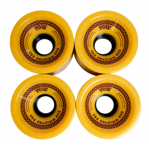 Колеса YOW URA WHEELS 66mm 80a Колеса YOW URA WHEELS 66mm 80a