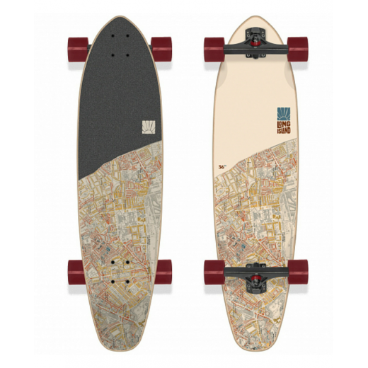 Лонгборд LONG ISLAND MAPS KICKTAIL COMPLETE 36'' 2023 Лонгборд LONG ISLAND MAPS KICKTAIL COMPLETE 36'' 2023