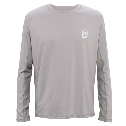 Мужская лайкра KYOTO ENZO GRID LS RASHGUARD 2024 GREY Мужская лайкра KYOTO ENZO GRID LS RASHGUARD 2024 GREY