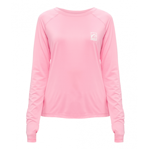 Гидромайка (лайкра) женская KYOTO MEAGAN LS RASHGUARD 2023 LIGHT PINK