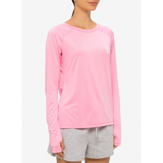 Гидромайка (лайкра) женская KYOTO MEAGAN LS RASHGUARD 2023 LIGHT PINK