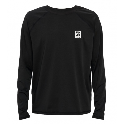 Мужская лайкра KYOTO TYLER LS RASHGUARD 2024 BLACK Мужская лайкра KYOTO TYLER LS RASHGUARD 2024 BLACK
