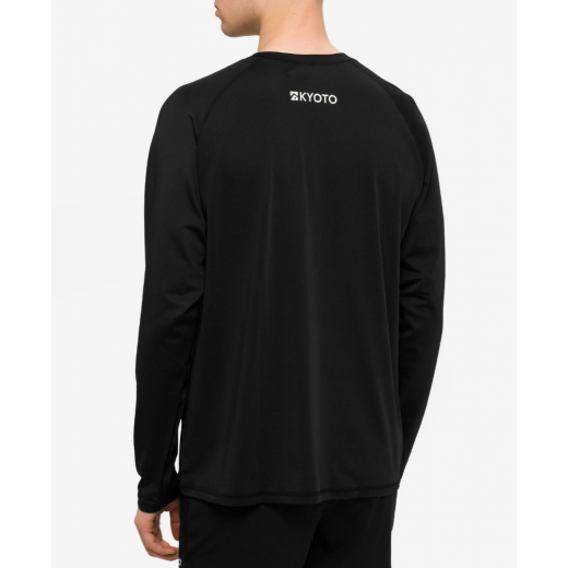 Мужская лайкра KYOTO TYLER LS RASHGUARD 2024 BLACK Мужская лайкра KYOTO TYLER LS RASHGUARD 2024 BLACK