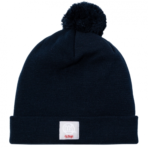 Шапка LIL KINGS PON PON BEANIE BLANK NAVY Шапка LIL KINGS PON PON BEANIE BLANK NAVY