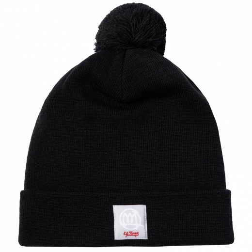 Шапка LIL KINGS PON PON BEANIE BLANK BLACK Шапка LIL KINGS PON PON BEANIE BLANK BLACK