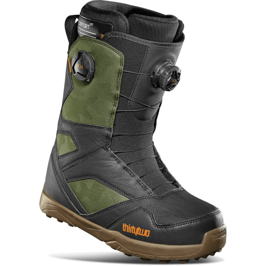 Ботинки для сноуборда THIRTY TWO STW DOUBLE BOA 2024 BLACK/CAMO Ботинки для сноуборда THIRTY TWO STW DOUBLE BOA 2024 BLACK/CAMO