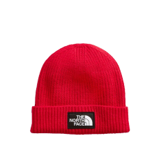 Шапка THE NORTH FACE Logo Box Cuffed RED