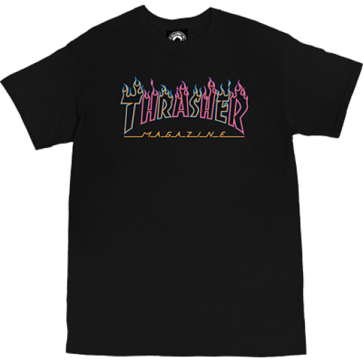 Футболка THRASHER DOUBLE FLAME 2024 Футболка THRASHER DOUBLE FLAME 2024