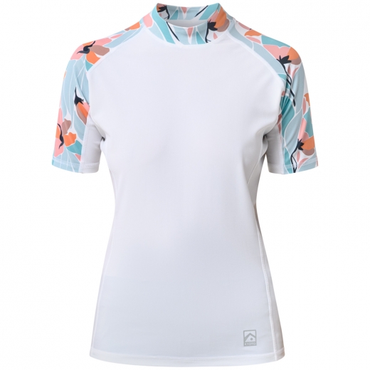 Лайкра женская KYOTO RAIKURA FLOWERS SHORT SLEEVE 2024 WHITE Лайкра женская KYOTO RAIKURA FLOWERS SHORT SLEEVE 2024 WHITE