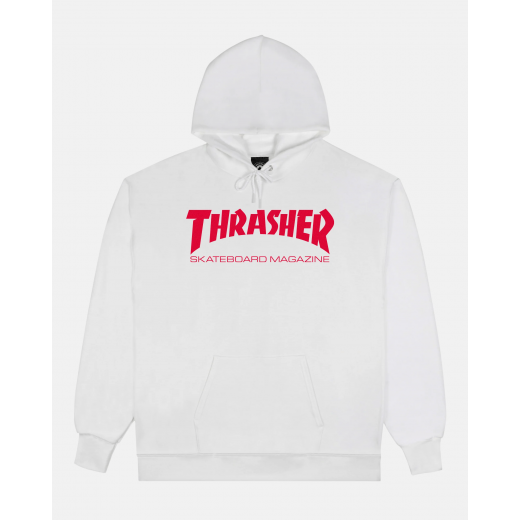 Худи THRASHER SKATE MAG HOOD 2024 WHITE/RED Худи THRASHER SKATE MAG HOOD 2024 WHITE/RED