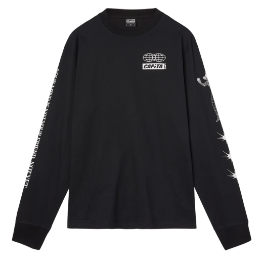 Лонгслив CAPiTA FRIEND LONG SLEEVE TEE BLACK 2025 Лонгслив CAPiTA FRIEND LONG SLEEVE TEE BLACK 2025