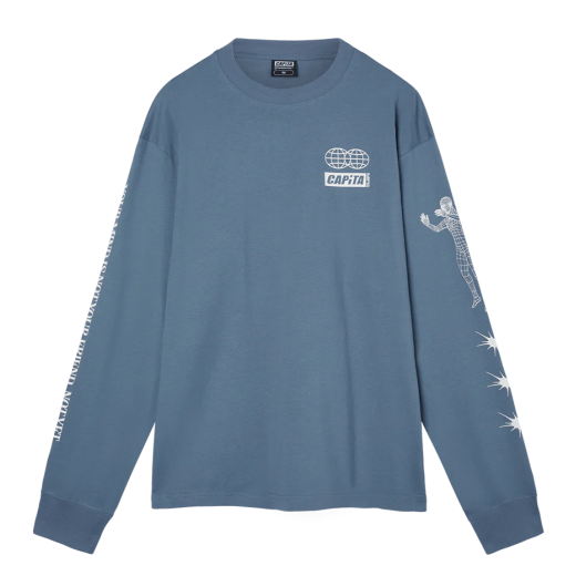 Лонгслив CAPiTA FRIEND LONG SLEEVE TEE 2025 SLATE GRAY Лонгслив CAPiTA FRIEND LONG SLEEVE TEE 2025 SLATE GRAY