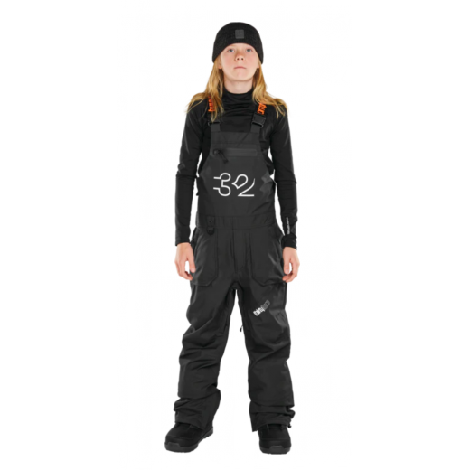 Детский полукомбинезон THIRTY TWO YOUTH BASEMENT BIB 2023 BLACK Детский полукомбинезон THIRTY TWO YOUTH BASEMENT BIB 2023 BLACK