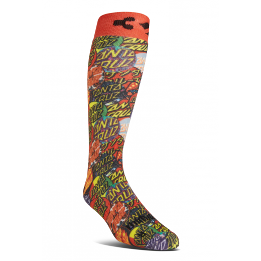 Термоноски THIRTY TWO SANTA CRUZ SOCK 2023 RED