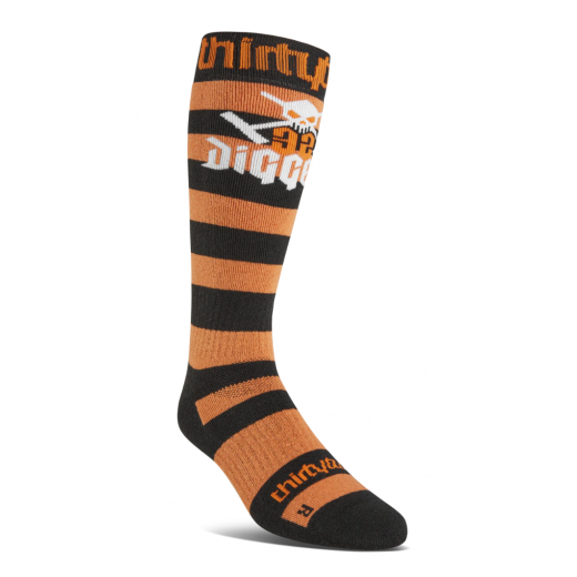 Термоноски THIRTY TWO DIGGERS MERINO SOCK 2023 BLACK/ORANGE