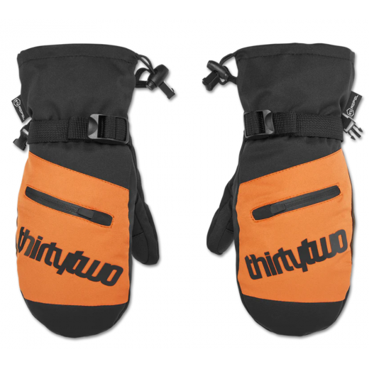 Детские варежки THIRTY TWO YOUTH CORP MITT 2023 BLACK/ORANGE Детские варежки THIRTY TWO YOUTH CORP MITT 2023 BLACK/ORANGE