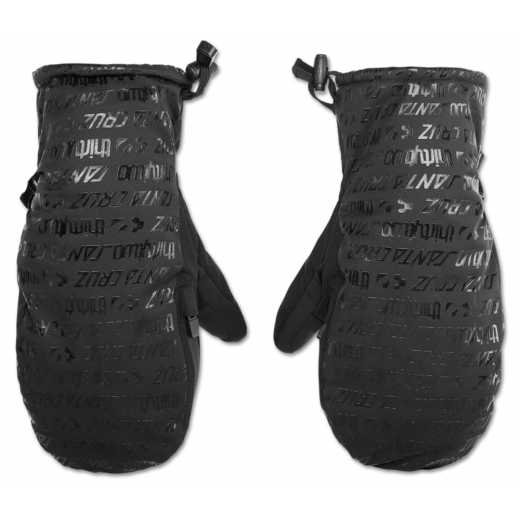 Варежки THIRTY TWO  SANTA CRUZ MITT 2023 BLACK Варежки THIRTY TWO  SANTA CRUZ MITT 2023 BLACK