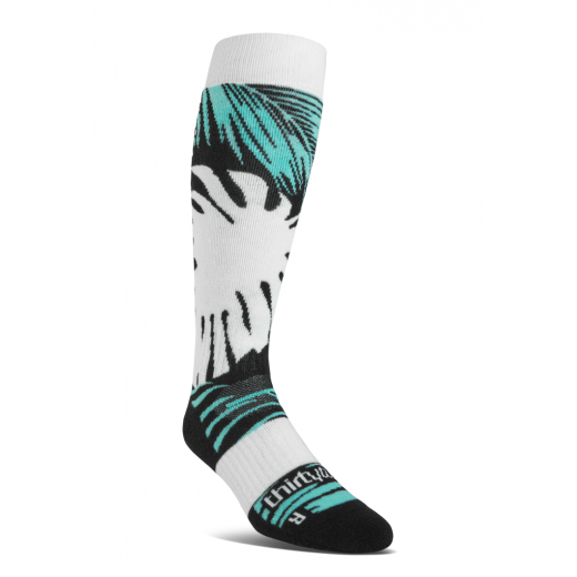 Женские термоноски THIRTY TWO DOUBLE SOCK 2023 WHITE/MINT