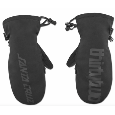 Варежки THIRTY TWO SANTA CRUZ MITT 2025 BLACK/BLUE Варежки THIRTY TWO SANTA CRUZ MITT 2025 BLACK/BLUE
