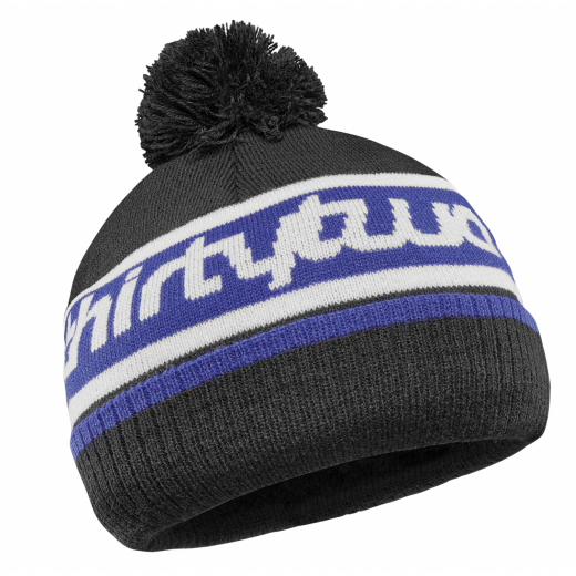 Шапка THIRTY TWO 32 POM BEANIE BLACK/BLUE 2025 Шапка THIRTY TWO 32 POM BEANIE BLACK/BLUE 2025