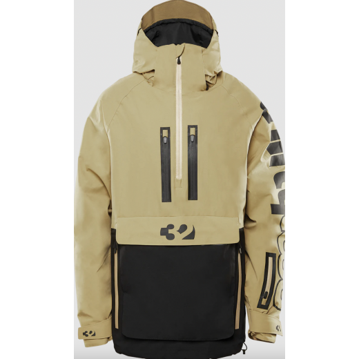 Куртка THIRTY TWO LIGHT ANORAK 2023 BLACK/TAN Куртка THIRTY TWO LIGHT ANORAK 2023 BLACK/TAN