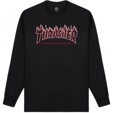 Лонгслив THRASHER Flame Long Sleeve T-Shirt 2024 Лонгслив THRASHER Flame Long Sleeve T-Shirt 2024