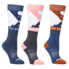 Женские термоноски 686 Daybreak Sock (3-pack) Assorted Женские термоноски 686 Daybreak Sock (3-pack) Assorted