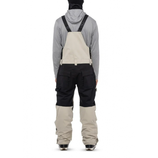 Полукомбинезон 686 M HOT LAP INSULATED BIB 2024 PUTTY COLORBLOCK Полукомбинезон 686 M HOT LAP INSULATED BIB 2024 PUTTY COLORBLOCK