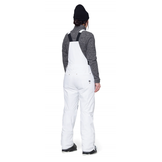 Женский полукомбинезон 686 BLACK MAGIC INSULATED BIB 2024 WHITE GEO JACQUARD Женский полукомбинезон 686 BLACK MAGIC INSULATED BIB 2024 WHITE GEO JACQUARD