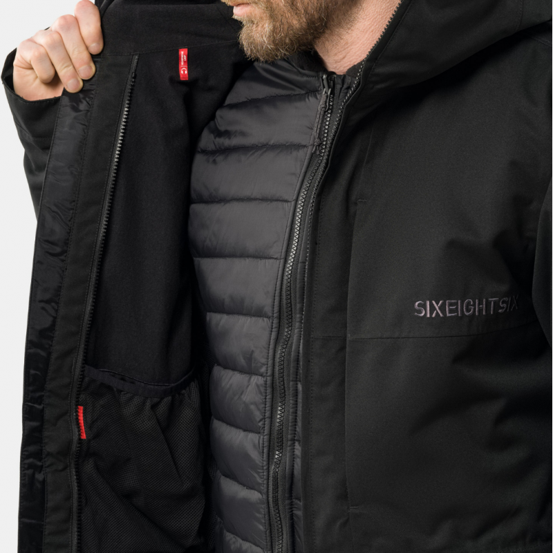 Куртка 686 M SMARTY 3-IN-1 FORM JACKET 2024 BLACK