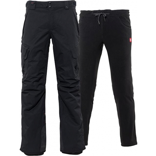 Штаны 686 MENS SMARTY 3-IN-1 CARGO PANT 2025 BLACK Штаны 686 MENS SMARTY 3-IN-1 CARGO PANT 2025 BLACK