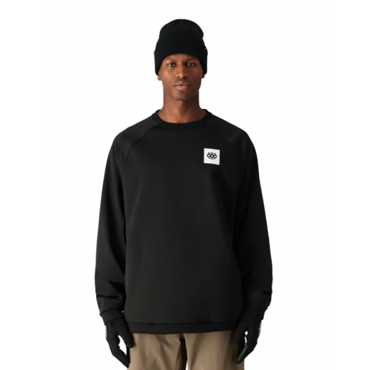 Толстовка 686 BONDED FLEECE CREW 2025 BLACK Толстовка 686 BONDED FLEECE CREW 2025 BLACK