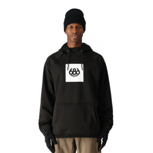 Толстовка 686 BONDED FLEECE HOODY 2025 BLACK Толстовка 686 BONDED FLEECE HOODY 2025 BLACK