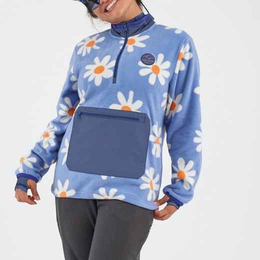 Толстовка AIRBLASTER FLEECE HALF ZIP 2025 THISTLE BIG DAISY
