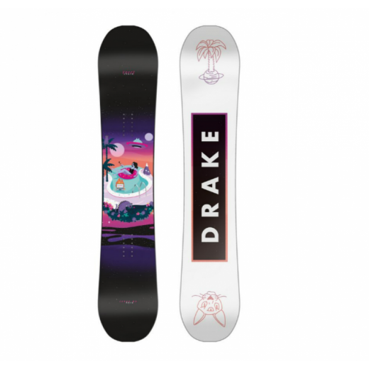 Женский сноуборд комплект DRAKE CHARM + QUEEN 2023 Женский сноуборд комплект DRAKE CHARM + QUEEN 2023