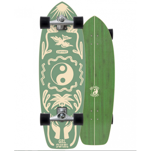 Сёрфскейт CARVER CX GRLSWIRL YANG YIN SURFSKATE COMPLETE 31.0'' 2024 Сёрфскейт CARVER CX GRLSWIRL YANG YIN SURFSKATE COMPLETE 31.0'' 2024