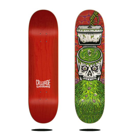 Дека Cruzade Skull Swirl 8.0" 2024 Дека Cruzade Skull Swirl 8.0" 2024