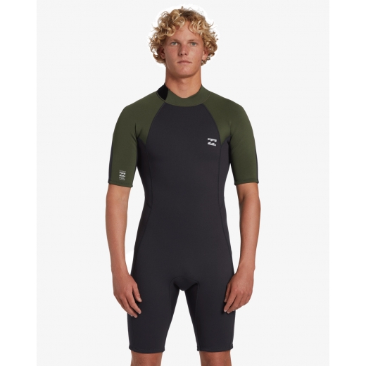 Гидрокостюм BILLABONG 2mm Foil BZ Short Sleeve Moss