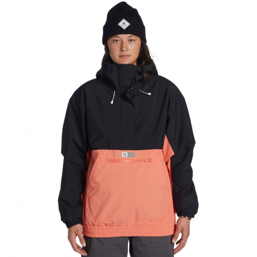 Женская куртка DC SHOES CHALET ANORAK 2025 BLACK Женская куртка DC SHOES CHALET ANORAK 2025 BLACK