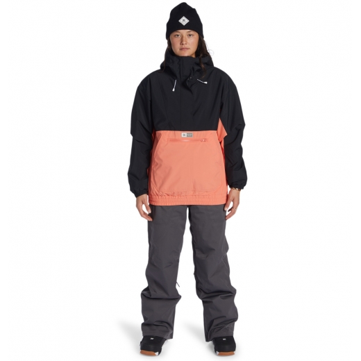 Женская куртка DC SHOES CHALET ANORAK 2025 BLACK Женская куртка DC SHOES CHALET ANORAK 2025 BLACK