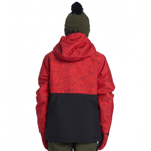 Детская куртка DC SHOES BASIS PRINT YOUTH JACKET 2025 RED Детская куртка DC SHOES BASIS PRINT YOUTH JACKET 2025 RED