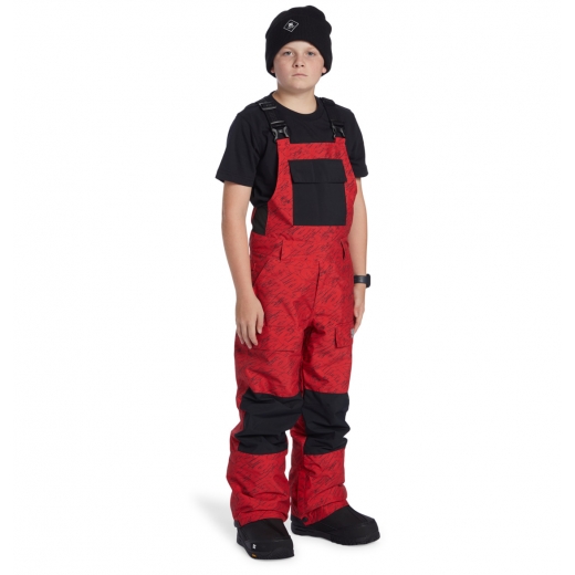 Детский полукомбинезон DC SHOES ROADBLOCK YOUTH BIB 2025 RED Детский полукомбинезон DC SHOES ROADBLOCK YOUTH BIB 2025 RED
