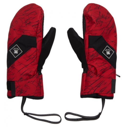 Детские варежки DC SHOES FRANCHISE YOUTH MITTEN 2025 RED Детские варежки DC SHOES FRANCHISE YOUTH MITTEN 2025 RED