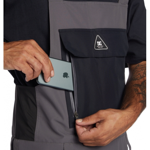 Полукомбинезон DC SHOES BRIGADE 30K BIB 2025 GRAY Полукомбинезон DC SHOES BRIGADE 30K BIB 2025 GRAY