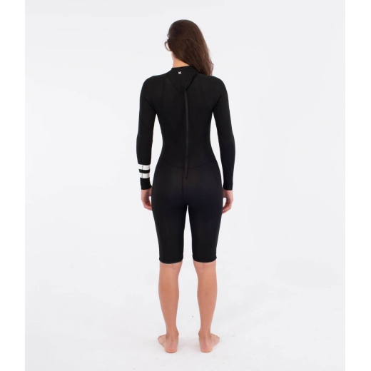 Женский гидрокостюм HURLEY AIR 2MM MID SHORTY SPRINGSUIT LS