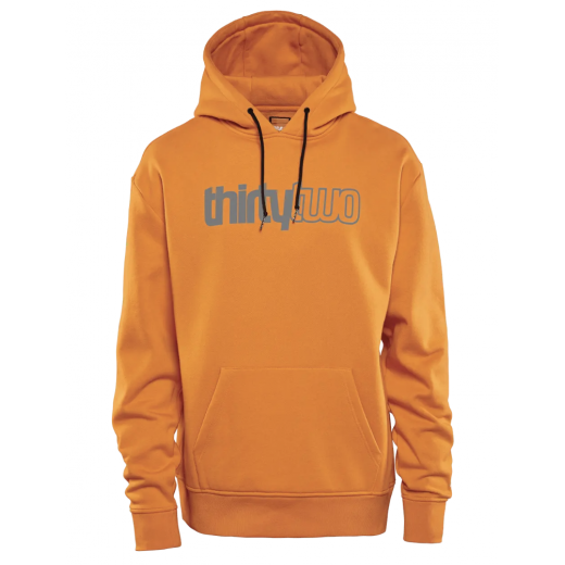 Худи THIRTY TWO DOUBLE TECH HOODIE GREY/ORANGE