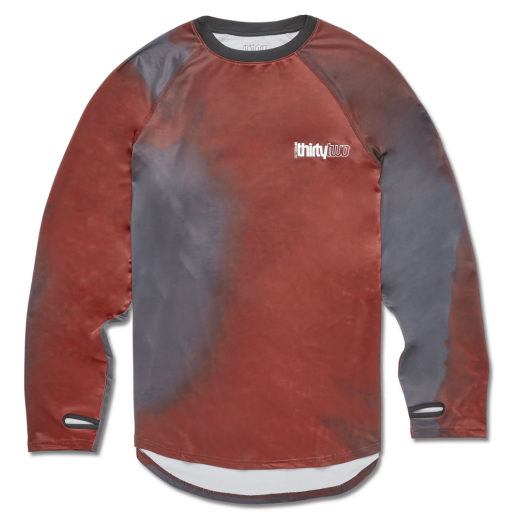 Термобельё (лонгслив) THIRTYTWO RIDELITE BLACK/RED SHIRT