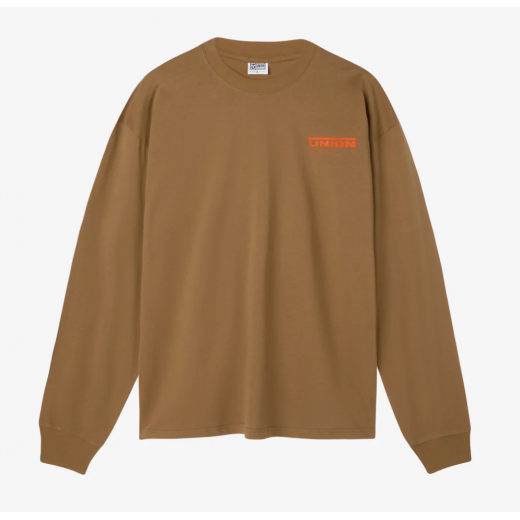 Лонгслив UNION Long Sleeve Tee Shirt 2024 BROWN