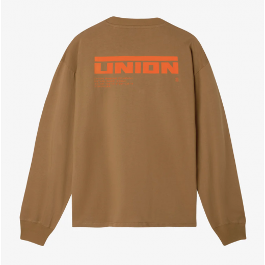 Лонгслив UNION Long Sleeve Tee Shirt 2024 BROWN