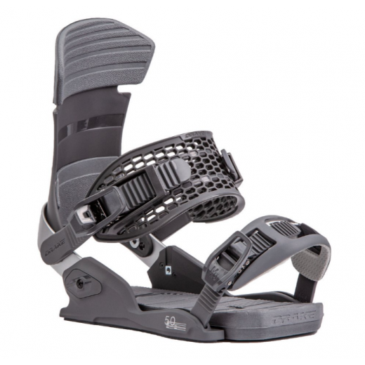 Крепления для сноуборда DRAKE FIFTY 2024 DARK GREY/SILVER Крепления для сноуборда DRAKE FIFTY 2024 DARK GREY/SILVER